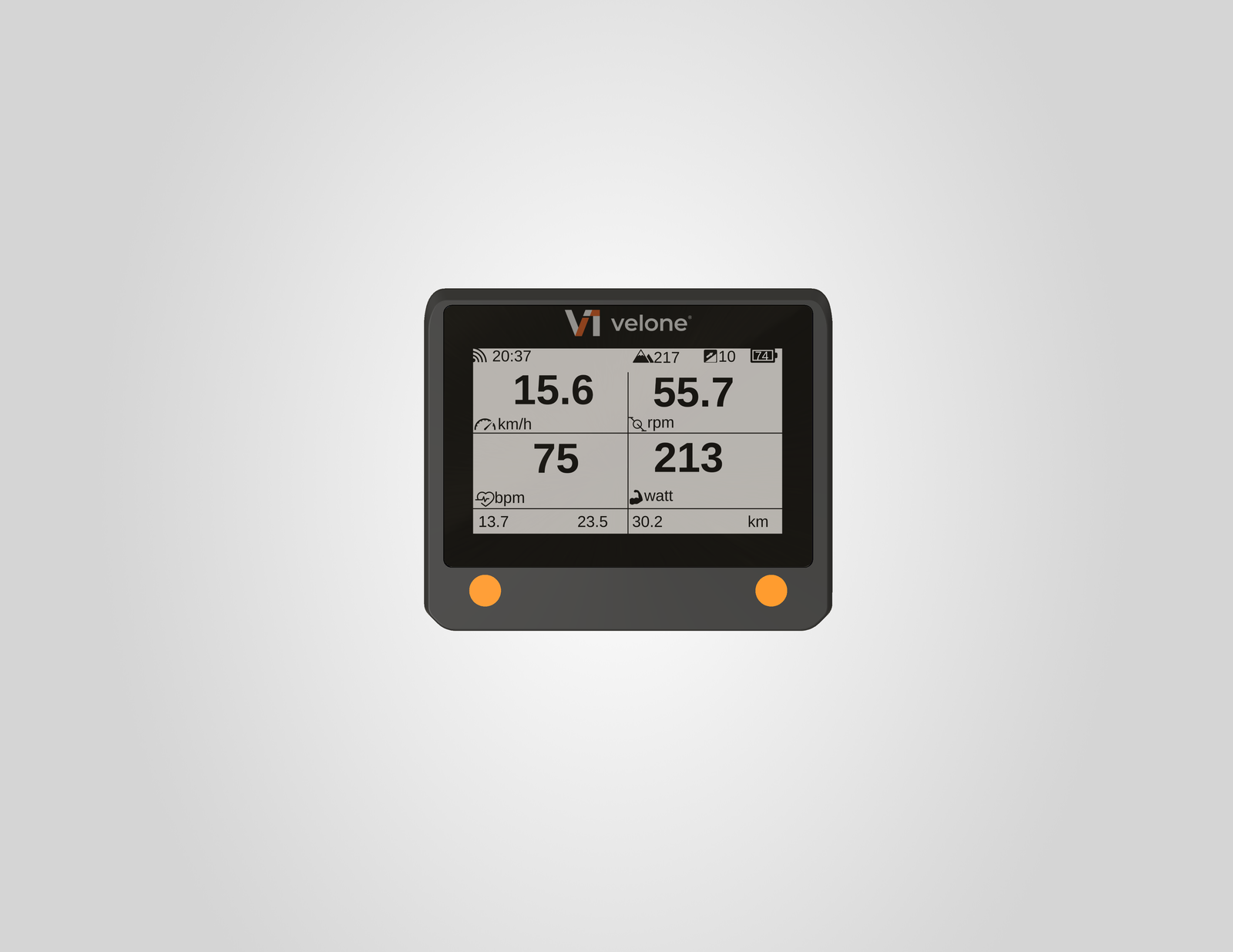 Velone Live Metrics - Real-time speed, cadence, heart rate, and power from connected sensors, Automatic ride recording with flexible storage options